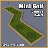 3D Model - Mini Golf Course 1 Hole 7