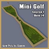 3D Model - Mini Golf Course 1 Hole 14