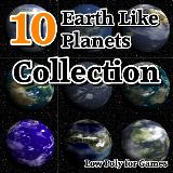 3D Model - 10 Earth Like Planets Collection