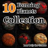 3D Model - 10 Forming Planets Collection