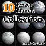 3D Model - 10 Frozen Planets Collection