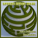 3D Model - Sphere Hedge Maze
