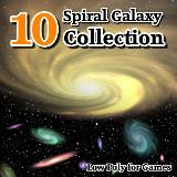 3D Model - 10 Spiral Galaxy Collection