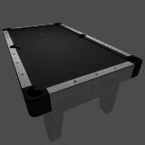 3D Model - Billiards Table Black
