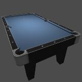 3D Model - Billiards Table Blue