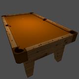 3D Model - Billiards Table Orange